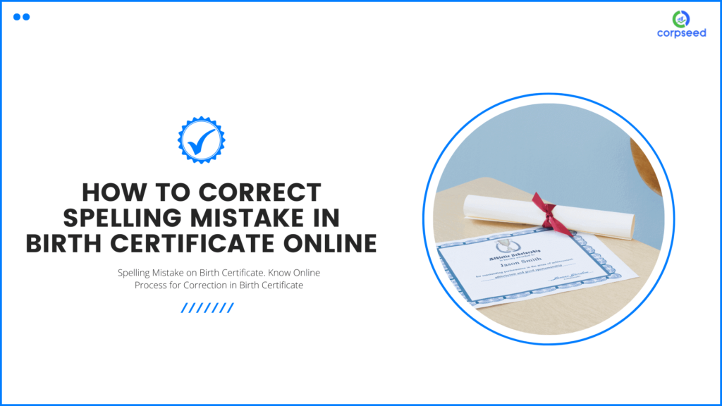 birth certificate correction online